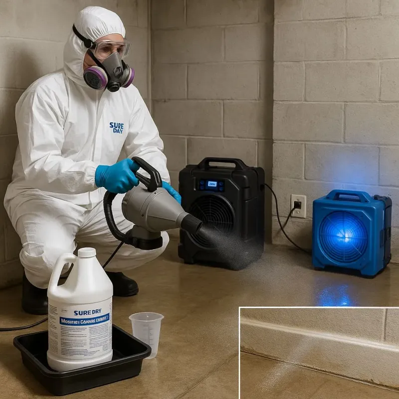 Sanitization and Odor Removal process in Barrington, IL